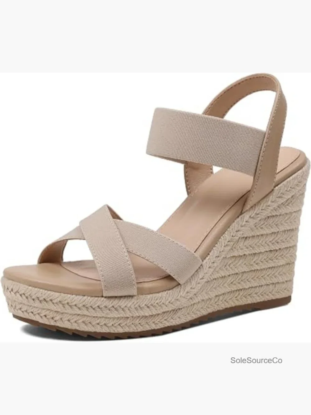 Espadrille Wedge Sandals Open Toe Ankle Strap Comfortable